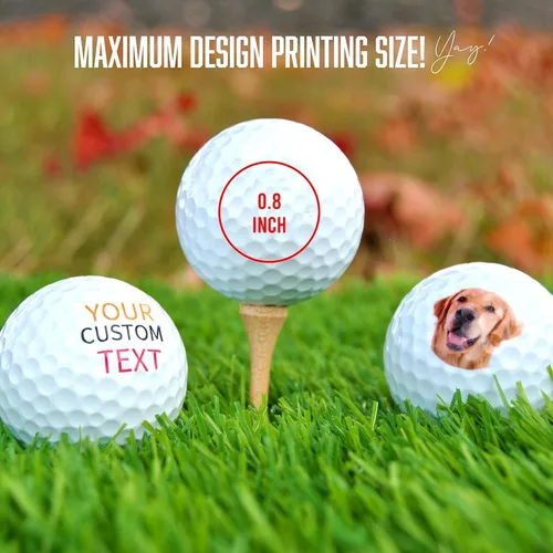 Miniatura 4 de Pelotas de golf personalizadas, regalos para hombres, pelota de golf personalizada con logotipo o foto, regalo personalizado para golfistas, papás