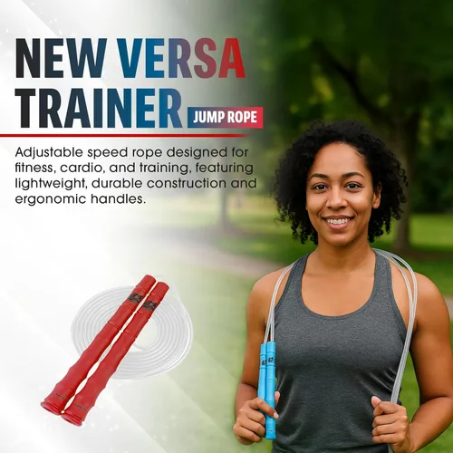 Miniatura 2 de Buddy Lee New Versa Trainer - Cuerda de saltar para entrenamiento, color amarillo, cuerda de velocidad ajustable para fitness, cardio