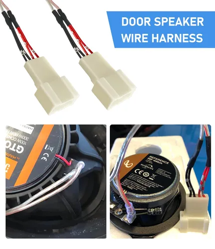 Miniatura 7 de Reemplazo del arnés de cableado del altavoz de la puerta delantera del coche para Toyota Rav4/Camry/Highlander 2008-2022, Subaru