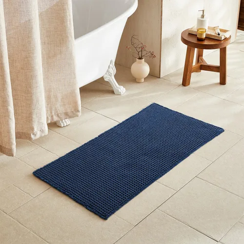 Miniatura 103 de TYUU Tapete de baño estilo gofre, tapete de baño bohemio, antideslizante, lavable, súper absorbente, de secado rápido, bonito tapete de baño