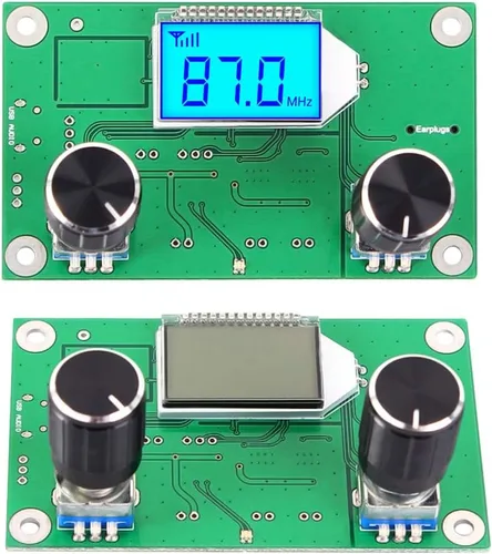 Miniatura 2 de Icstation, mini módulo receptor inalámbrico digital de radio FM, pantalla LCD, DSP PLL
