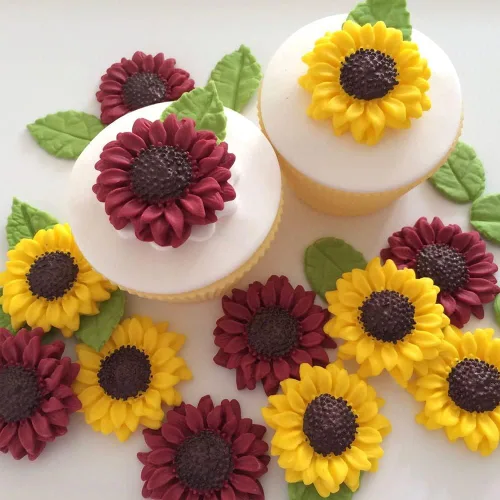 Miniatura 6 de Molde de silicona de hojas de rosa, 6 unidades, juego de moldes de pasta de goma 3D, mini molde de fondant para niños, bricolaje, boda, cupcakes