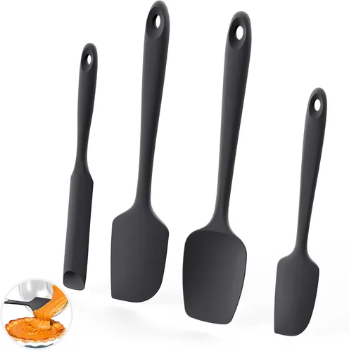 Miniatura 13 de U-Taste Espátulas de silicona resistentes al calor de 600ºF: Raspador de horneado de silicona flexible de grado alimentario, utensilios de cocina