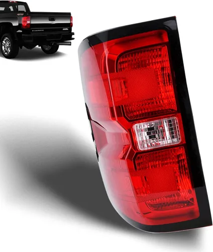 Ensamble de luz trasera Nakuuly Compatible con 2014-2015 Chevy Silverado 1500 2500HD 3500HD GMC Sierra 3500 HD Luz de freno lateral del lado del