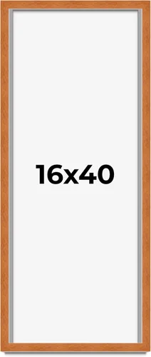 Miniatura 60 de Marco de 3 x 3 pulgadas, marco de madera maciza de nuez miel tradicional marrón Ancho de moldeo de 0.875 pulgadas Profundidad de conejo de 0.875