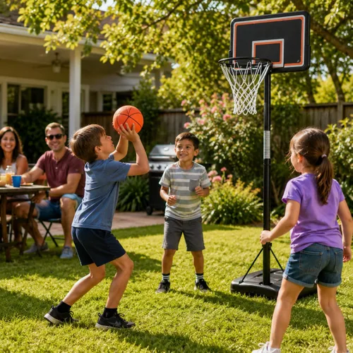 Miniatura 4 de The Dreidel Company 7" Mini Rubber Basketball for Kids – Size 3 Youth Indoor Outdoor Basketball with Easy Grip Pebbled Texture for Mini Hoops