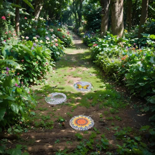 Miniatura 8 de Piedras decorativas de girasol para jardín al aire libre – Adoquines para sendero exterior, piedras de jardín, piedras decorativas para jardín al