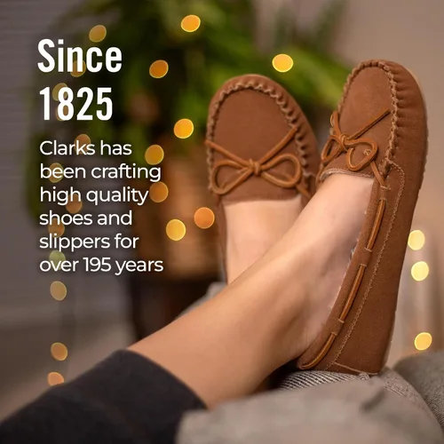 Miniatura 6 de Clarks, Pantuflas de gamuza tipo mocasín para mujer