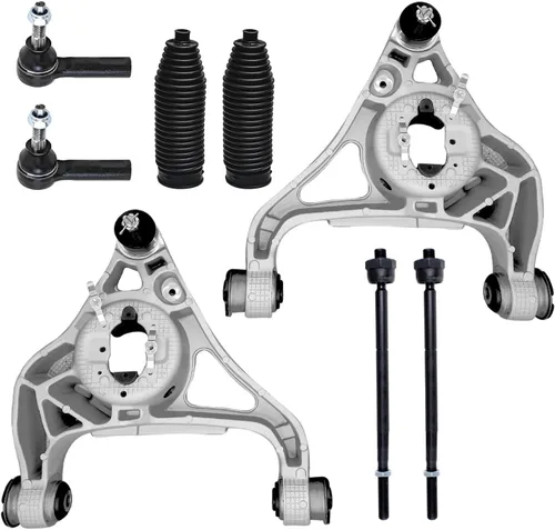 Miniatura 137 de Detroit Axle - Kit de brazos de control de extremo delantero de 8 piezas para Dodge Dakota 00-04, Durango 00-03, 4 brazos de control superior e