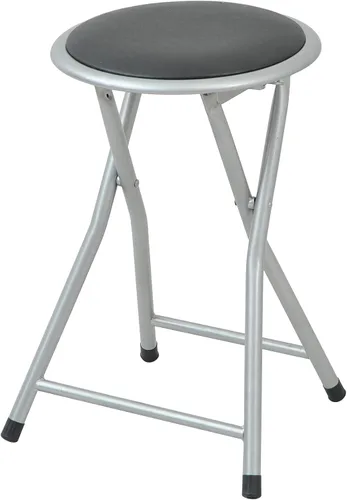 YAMAZEN YZX-02R (SB) Silla plegable (sin respaldo), color negro