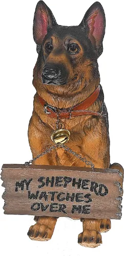 Miniatura 2 de DWK Letrero decorativo de bienvenida para perros en el porche delantero, estatua decorativa de bienvenida para el porche delantero Estatuas