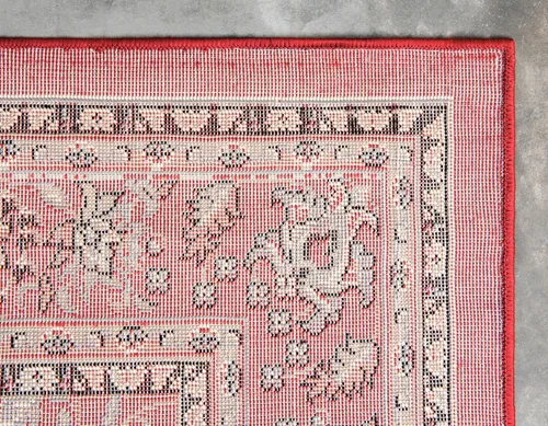 Miniatura 29 de Unique Loom Colección Sialk Hill - Alfombra de área Washington (3 pies 3 pulgadas x 5 pies 3 pulgadas, rectángulo, burdeos/crema)