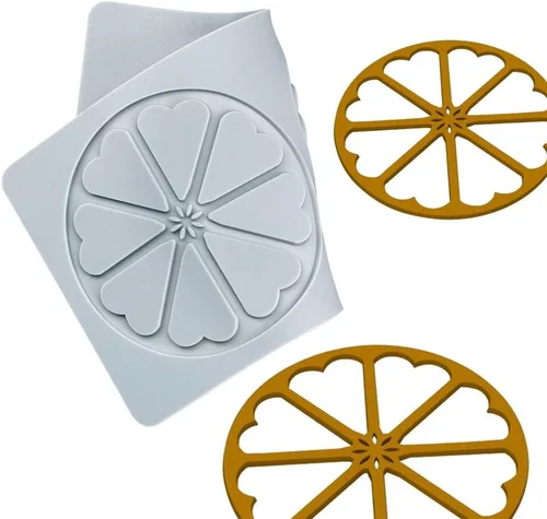 Miniatura 8 de TUKE Moldes de silicona con hojas 3D, para pastel de flores, para fondant, hojas de abeja, moldes de pastelería, impresión de rosas, molde de encaje