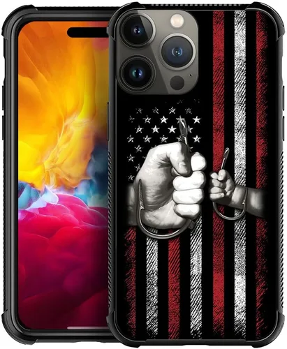 Miniatura 13 de DAIZAG Compatible con iPhone 13 Funda, Protección Total a Prueba de Golpes Antiarañazos Cubierta de TPU, Fundas para Hombre Mujer-Cruz de Madera