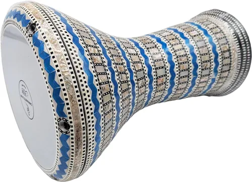 Miniatura 11 de Gawharet El Fan Classic - Percusión de tambor Darbuka de nácar de 17 pulgadas (Alma)
