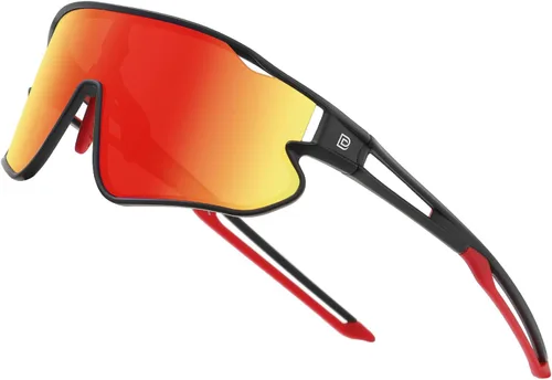 Miniatura 11 de DUCO Gafas de sol para niños y jóvenes, ligeras, con montura TR90, UV400, para béisbol, ciclismo, para niños y niñas, DK268