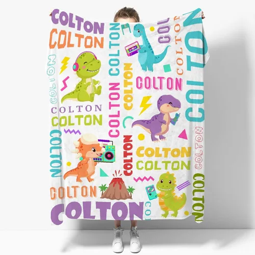 Miniatura 21 de Manta preescolar personalizada de bulldog para bebés, niños y niñas, sábanas de franela personalizadas súper suaves y ligeras, decoración para cuna
