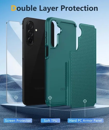 Miniatura 320 de FNTCASE Funda para iPhone 17 Pro: Fundas delgadas translúcidas de color azul claro compatibles con MagSafe, protección completa de la cámara