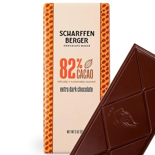 Miniatura 8 de Barra de Chocolate Scharffen Berger - Chocolate Negro - 62 Por Ciento Cacao - Semi-Amargo - Fino Artesanal - Barras de 3 onzas - Paquete de 12