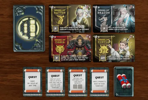 Miniatura 3 de Shaolia: Great Houses I Best New Board Game I Juego de mesa de estrategia para adultos, adolescentes y familia