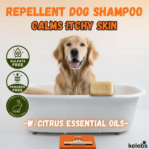 Miniatura 4 de Kelebs Champú para perros malolientes Barra de champú desodorizante natural para perros con aceites esenciales cítricos Ecológico Cero
