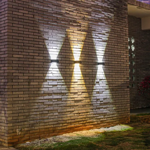 Miniatura 7 de ASLIDECOR Luces solares de pared con 2 modos de luz blanca cálida/blanco frío, iluminación decorativa impermeable para exteriores con panel solar