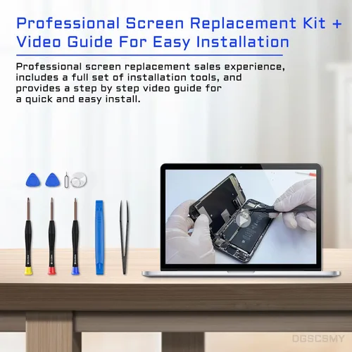 Miniatura 6 de Para iPhone 8 / SE 2ª generación de reemplazo de pantalla LCD negra para iPhone SE2 2020 3D Touch 4.7 "digitalizador montaje completo herramientas