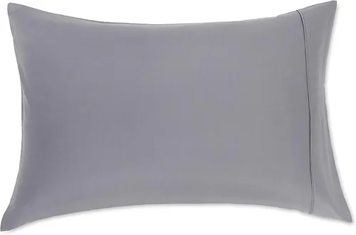 Miniatura 4 de Amazon Basics Juego de 2 fundas de almohada estándar, ligeras, súper suaves y de fácil cuidado, color gris oscuro, 30 pulgadas de largo x 20