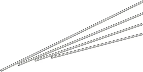 Miniatura 8 de uxcell Tubo capilar de acero inoxidable 304, OD 0.028 in x 0.004 in pared gruesa 11.811 in longitud tubo de metal para maquinaria industrial, 3 unids