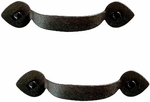 Miniatura 33 de Renovators Supply Pomo Negro para Gabinete de 4.5 pulgadas Estilo Jaula de Pájaros Tiradores para Cajones