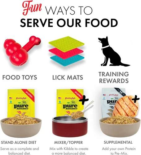 Miniatura 4 de GRANDMA LUCY'S 844211 Pureformance - Alimento de pollo sin granos para perros, 3 libras