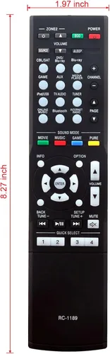 Miniatura 5 de RC-1189 Remoto reemplazado para receptor Denon AV AVR-S700W AVR-S710W AVR-S720W AVR-X1100W AVR-X1200W AVR-X1300W AVR-S700 AVR-S710 AVR-S720