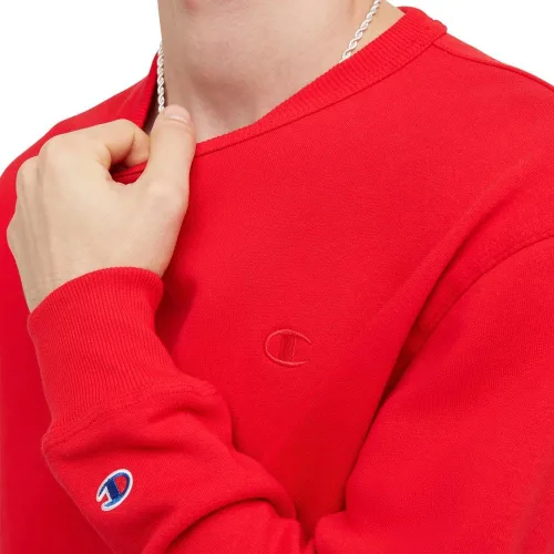 Miniatura 31 de Champion Sudadera de forro polar de peso medio con cuello redondo para hombre (regular o grande y alto)