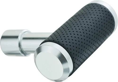 Miniatura 6 de Pomo de palanca de cambios en T para coche, estilo joystick con cubierta de aleación y palanca de cambio de cuero, compatible con la mayoría