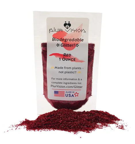 Miniatura 18 de On Point Pink Biodegradable Glitter de 1/2 onza - Hecha de celulosa vegetal, respetuosa con la tierra. Perfecta para cuerpo, cosméticos, Rosa