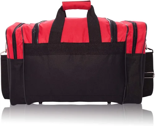 Miniatura 33 de Bolsa de lona, de DALIX, para el gimnasio, para viajar, 17 pulgadas