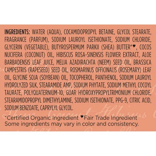 Miniatura 8 de Shampoo para cabello rizado de karité Humedad Hibiscus de coco, 13 onzas