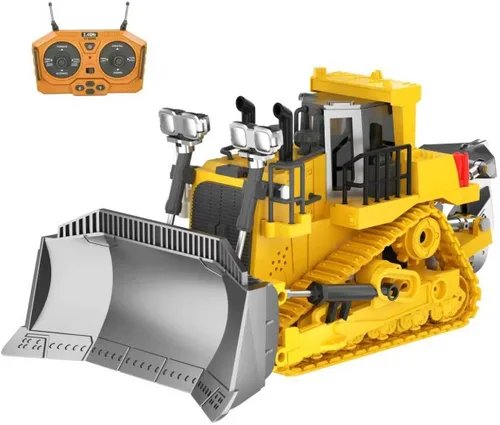 Miniatura 12 de Juego de excavadora y cargador de control remoto (9 canales)