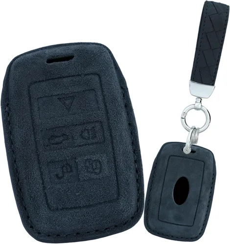 ontto Funda de piel de gamuza suave y duradera para llave de coche, protector completo para Land Rover 2020 en adelante, compatible con Range Rover