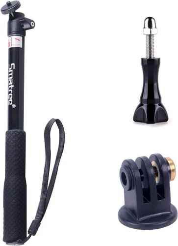 Miniatura 4 de Smatree 36.6 pulgadas extensible de aluminio selfie palo/monopie compatible para DJI OSMO 360/Osmo Action 6/Insta360 X5/Ace, para Gopro Max 2/Lit
