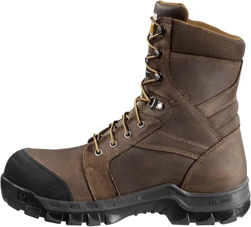 Miniatura 3 de Carhartt Men's CSA 8" Rugged Flex Waterproof Insulated Puncture Resistant Composite Toe Work Boot