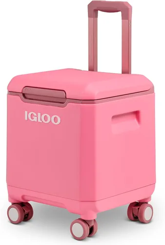 Miniatura 15 de Igloo Tag Along Too Coolers Enfriador de estilo picnic de carcasa dura aislada Cofre de hielo rodante Lila