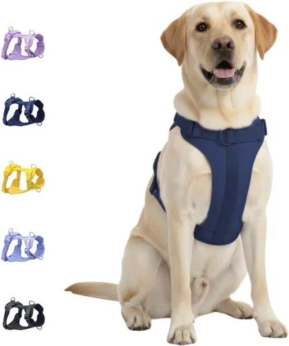 Miniatura 16 de Dog Harness - No Pull Adjustable Front Clip Vest with Soft Padding, 3Leash Clips, and No-Choke Oxford Design Comfort for Small, Medium, and Large