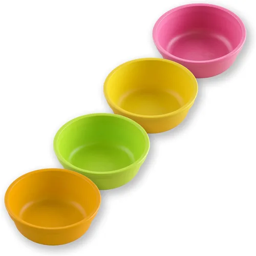 Miniatura 21 de Re-Play Juego de 4 cuencos de 12 onzas para niños pequeños, de pared profunda, duraderos y reutilizables, aptos para lavavajillas y microondas, sin