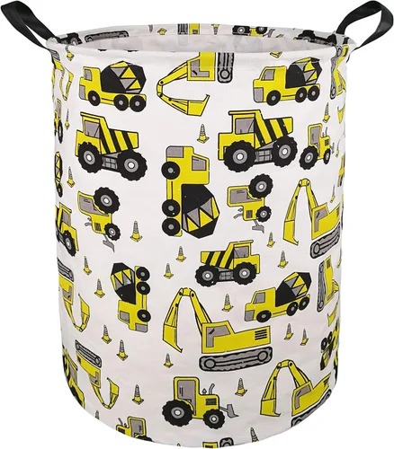 Miniatura 9 de Cesta Redonda de Regalo para Lavandería, Cesto de Almacenamiento de Ropa Sucia, Contenedores Organizadores de Almacenamiento de Ropa, Cesta