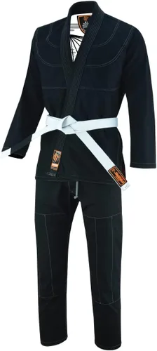 Miniatura 4 de Katana samurái vintage interior sublimado Pro brasileño Jiu Jitsu BJJ Kimono Gi Unisex - Cinturón incluido
