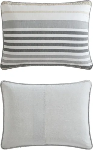 Miniatura 4 de Nautica - Juego de edredón individual, ropa de cama reversible de algodón con funda a juego, juego de ropa de cama moderno para todas las estaciones