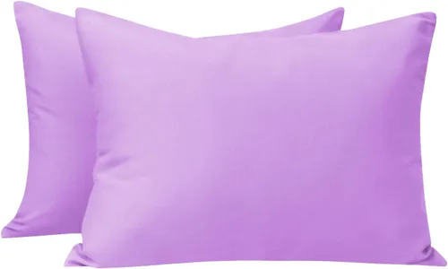 NTBAY Juego de 2 fundas de almohada con cremallera para niños pequeños, 100% microfibra cepillada de 13 x 18 pulgadas, súper suaves y acogedoras
