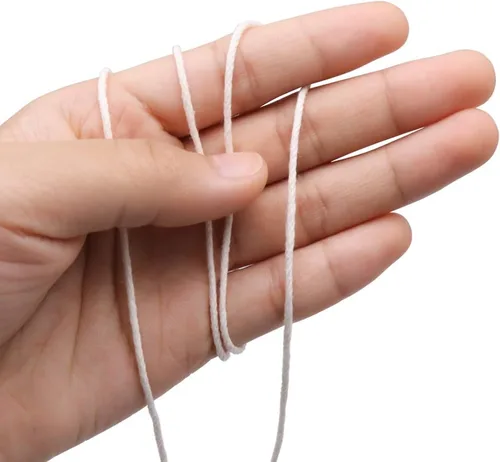 Miniatura 2 de Tenn Well Cordel de algodón para carniceros, 328 pies de 0.059 in, apto para alimentos, cuerda de cocina para cocinar, atar, asar, asar