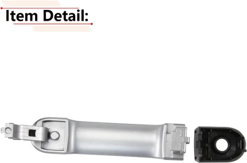 Miniatura 5 de RLB-HILON Manija exterior de puerta compatible con Nissan Versa 2007-2011 y Nissan Tiida 2007-2012, para 82641EL12A N1310130, Manija de puerta